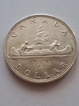Kanada 1 dolar Elżbieta II 1961 r
