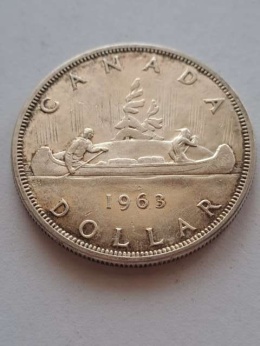 Kanada 1 dolar Elżbieta II 1963 r