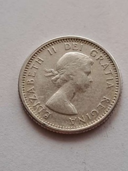 Kanada 10 centów Elżbieta II 1963 r