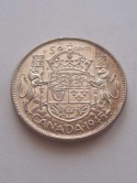 Kanada 50 centów Jerzy VI 1945 r