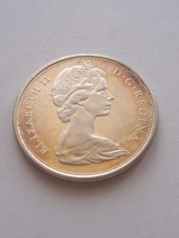 Kanada 25 centów Elżbieta II 1966 r