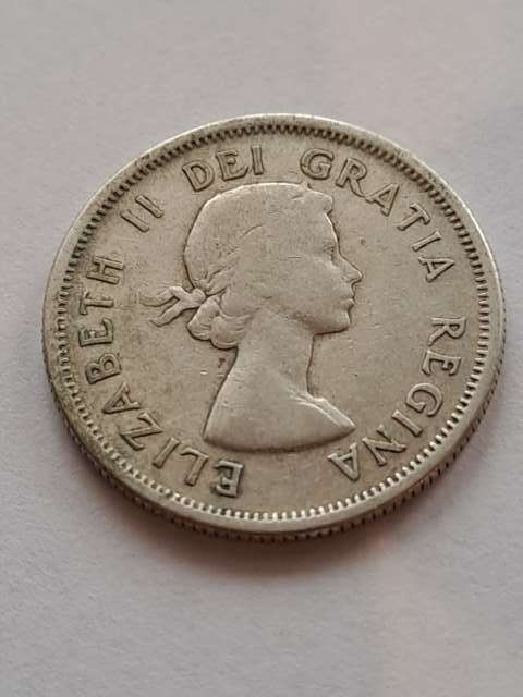 Kanada 25 centów Elżbieta II 1957 r