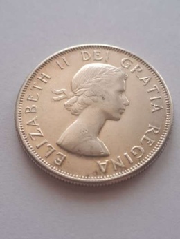 Kanada 25 centów Elżbieta II 1959 r
