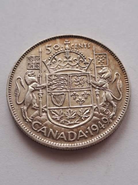 Kanada 50 centów Jerzy VI 1949 r