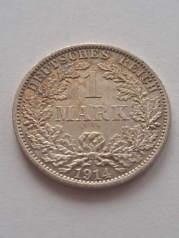 Niemcy 1 Marka Wilhelm II 1914 r A