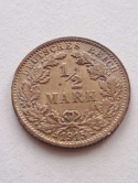 Niemcy 1/2 Marki Wilhelm II 1915 r F