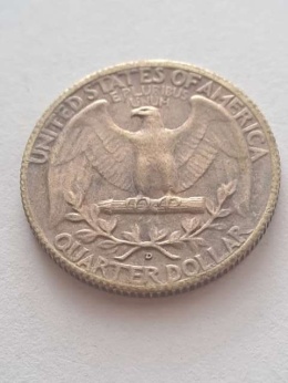 USA 1/4 Dollara Waszyngton 1936 r D