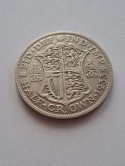 Wielka Brytania 1/2 Crown Jerzy V 1933 r