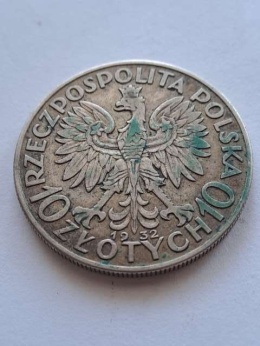 10 zł Głowa Kobiety 1932 r b/z