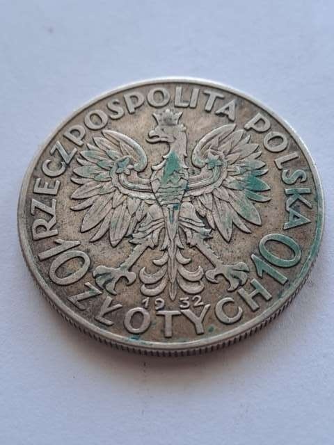10 zł Głowa Kobiety 1932 r b/z