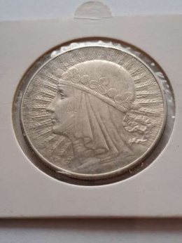 10 zł Głowa Kobiety 1932 r znak