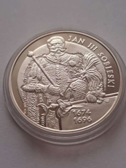 10 zł Jan III Sobieski 2001 r półpostać
