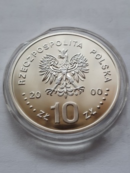 10 zł Jan ll Kazimierz 2000 r półpostać
