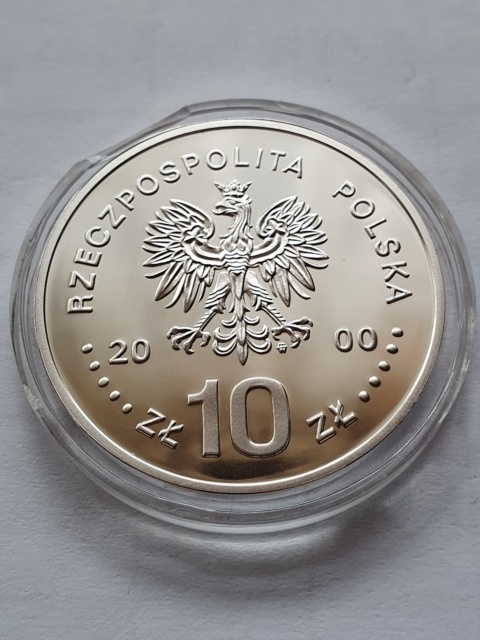 10 zł Jan ll Kazimierz 2000 r półpostać