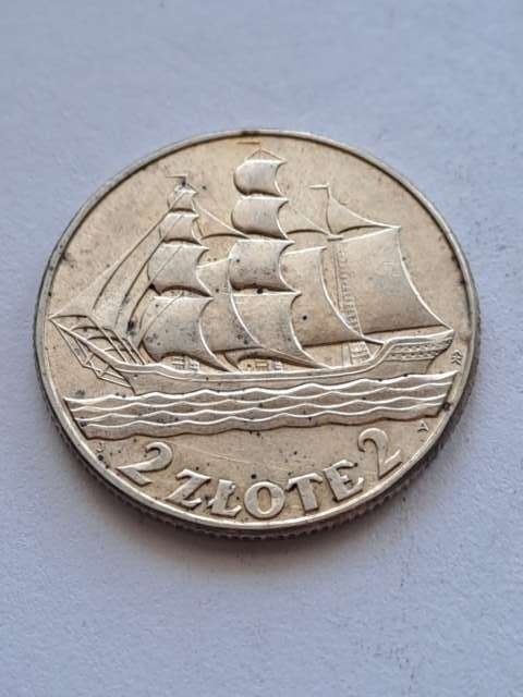 2 zł Żagielek 1936 r