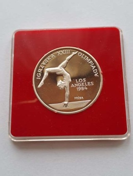 500 zł Los Angeles 1983 r próba