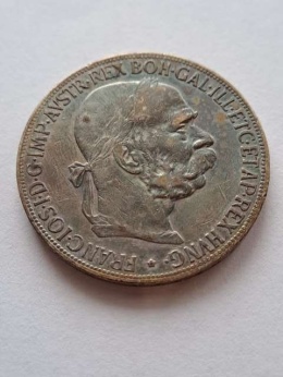 Austria 5 Koron Franciszek Józef I 1907 r