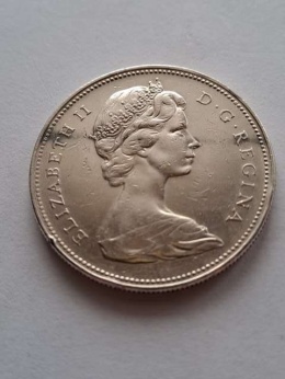 Kanada 1 dolar Elżbieta II 1867-1967 r