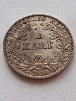 Niemcy 1 Marka Wilhelm II 1910 r A