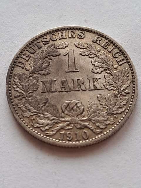 Niemcy 1 Marka Wilhelm II 1910 r A
