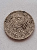 Niemcy 1/2 Marki Wilhelm II 1906 r A