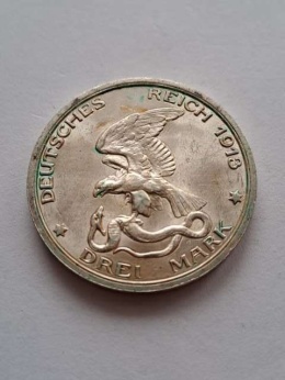 Niemcy 3 Marki Wojna z Francją 1913 r