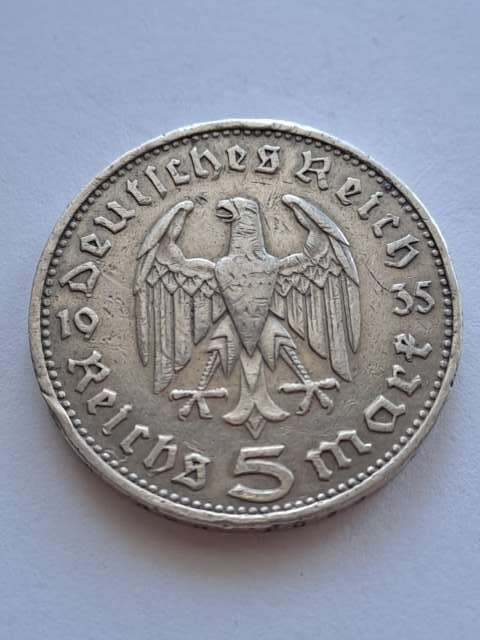 Niemcy 5 Marek Hindenburg 1935 r D