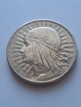 10 zł Głowa Kobiety 1932 r bez znaku