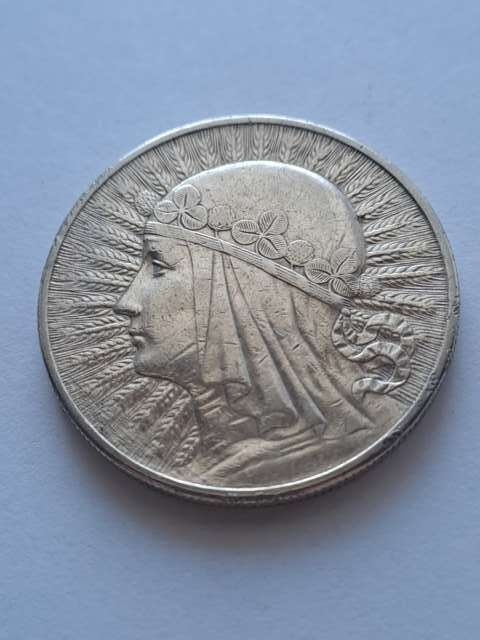 10 zł Głowa Kobiety 1932 r bez znaku