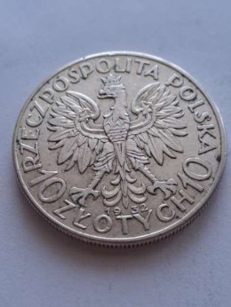 10 zł Głowa Kobiety 1932 r b/z