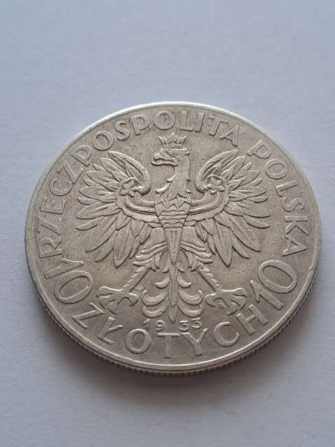 10 zł Głowa Kobiety 1933 r