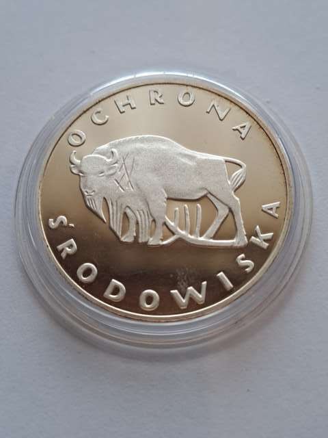 100 zł Ochrona Srodowiska Żubr 1977 r