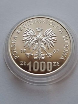 1000 zł Igrzyska XXlV Olimpiady 1987 r