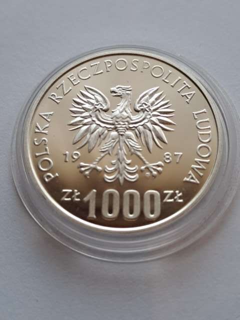 1000 zł Igrzyska XXlV Olimpiady 1987 r