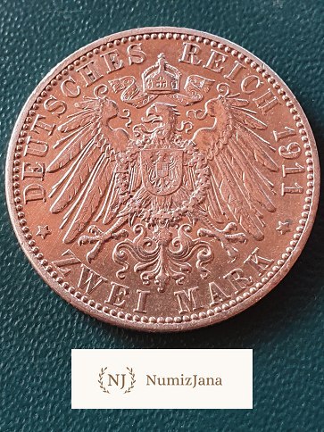 2 Marki Lvitpold Regent 1911 r