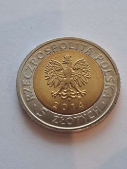 5 zł 25 Lat Wolności 2014 r