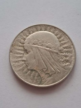 5 zł Głowa Kobiety 1933 r