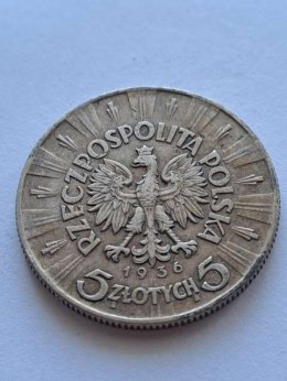 5 zł Józef Piłsudski 1936 r