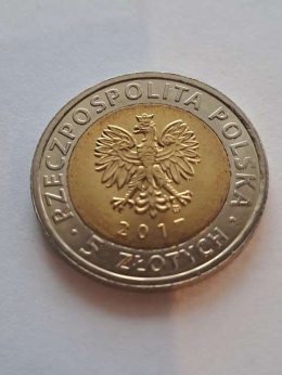 5 zł Centralny Okręg Przemysłowy 2017 r