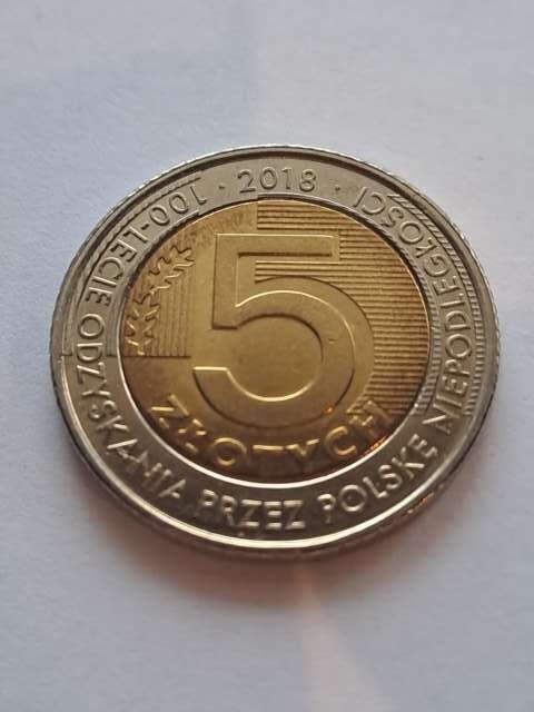 5 zł Niepodległość 2018 r