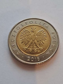 5 zł Niepodległość 2018 r