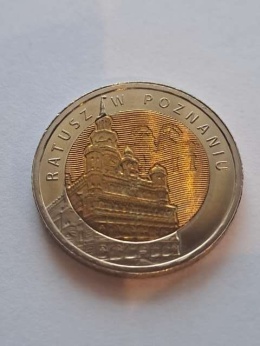 5 zł Ratusz w Poznaniu 2015 r