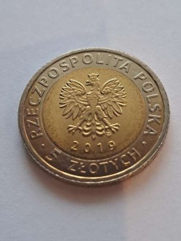 5 zł Zabytki Fromborka 2019 r