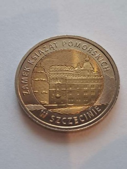 5 zł Zamek Książąt Pomorskich 2016 r