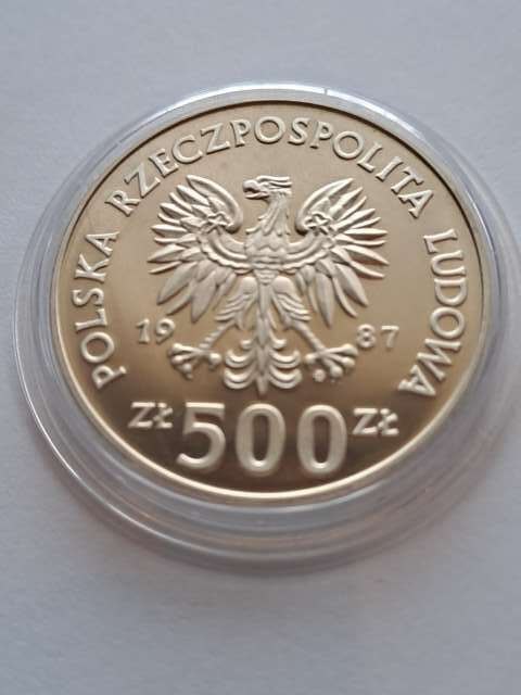 500 zł Mistrzostwa Europy w Piłce Nożnej 1987 r