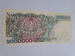 Banknot 2000000 zł J. Paderewski 1992 r seria B
