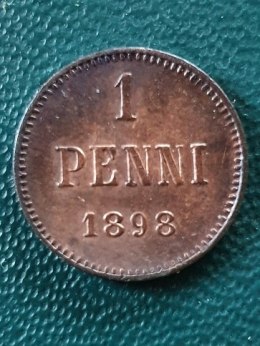 Finlandia 1 Penni 1898 r