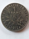 Francja 1 Frank 1977 r