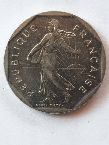 Francja 2 Franki 1981 r
