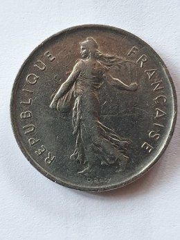 Francja 5 Frankow 1971 r